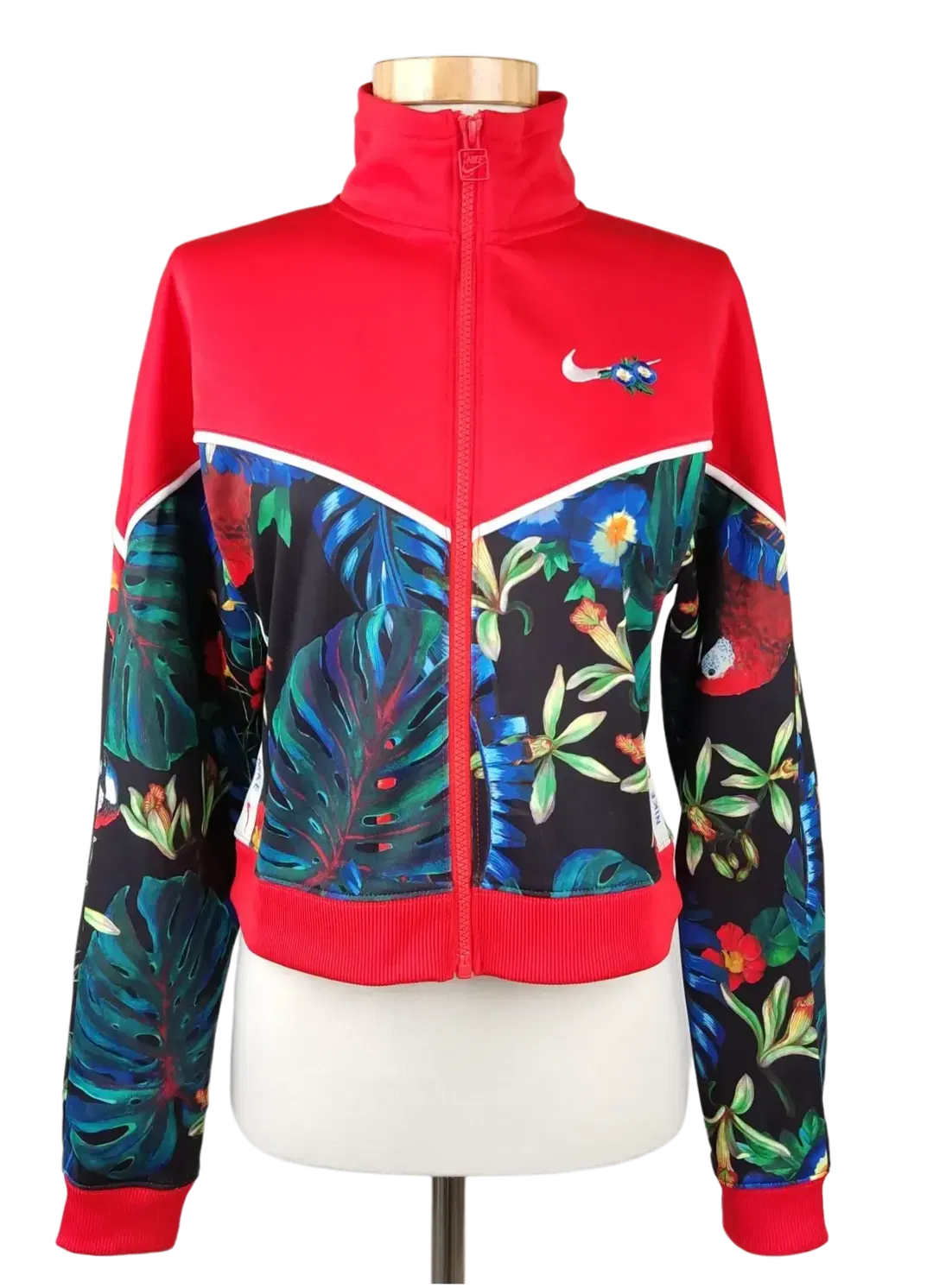 Nike Damen Sportjacke, rot - Gr. XS - Bild 4