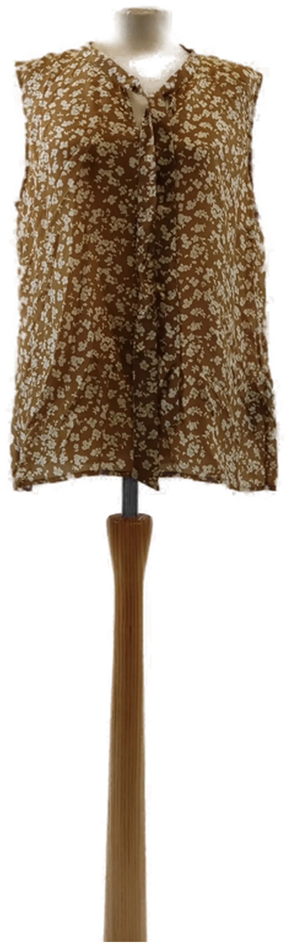  Ärmellose Seidenbluse  - Bild 1