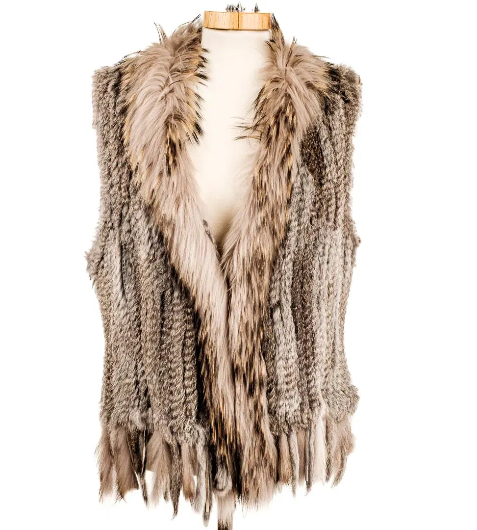 Gerry Weber Fellweste Gr. 40 grau - Bild 1