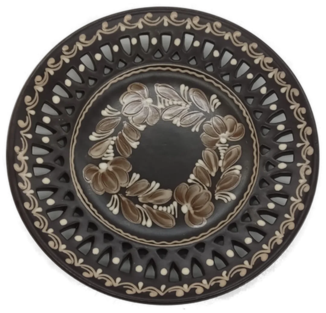 Wandteller Dekorativer Teller aus Keramik - Bild 1