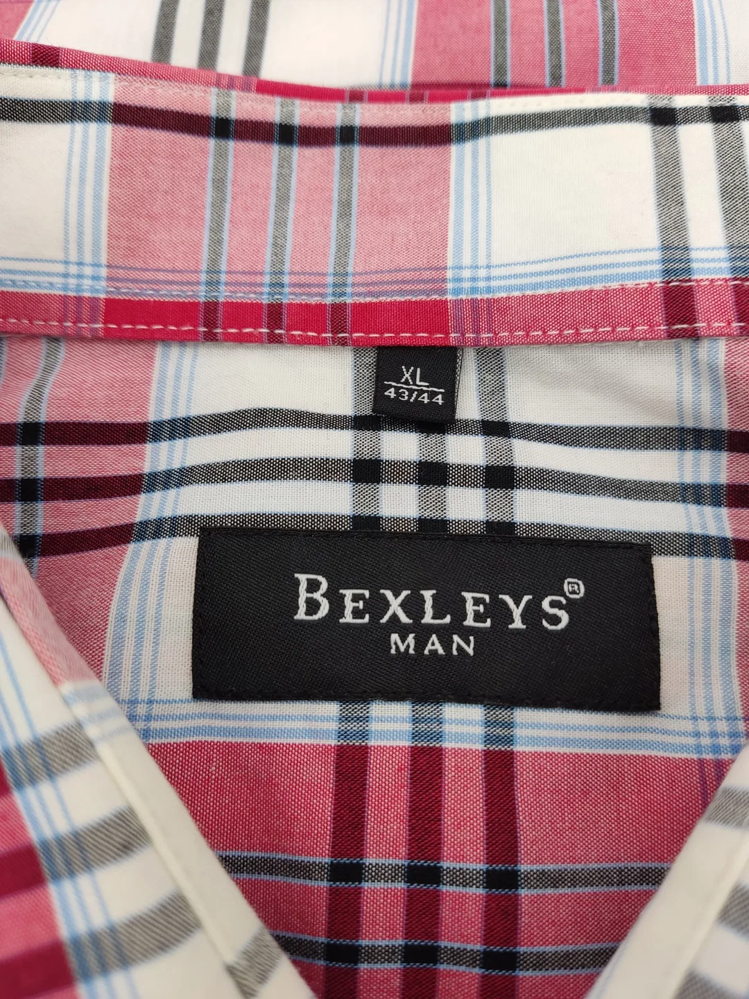Bexleys Herren Hemd rot kariert Gr. XL – Bild 3