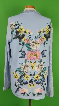 Himmelblau by Lola Paltinger - Damen Zweiteiliges Top Gr.40 - Bild 3