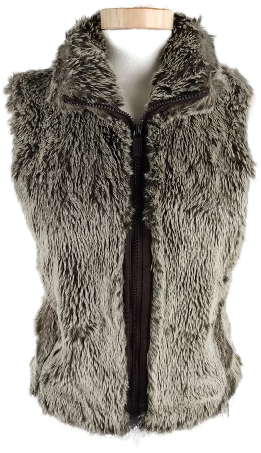 EDC by Esprit Damen Felljacke Ärmellos - XS/34 - Bild 1