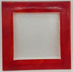 Vintage 4 Stück Große Servierplatten aus Glas. Ø45 cm  - Bild 2