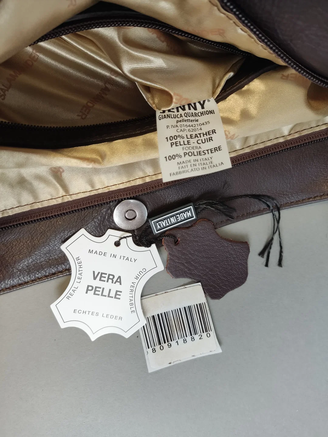 Salamander Tasche aus Rauleder - braun – Bild 8