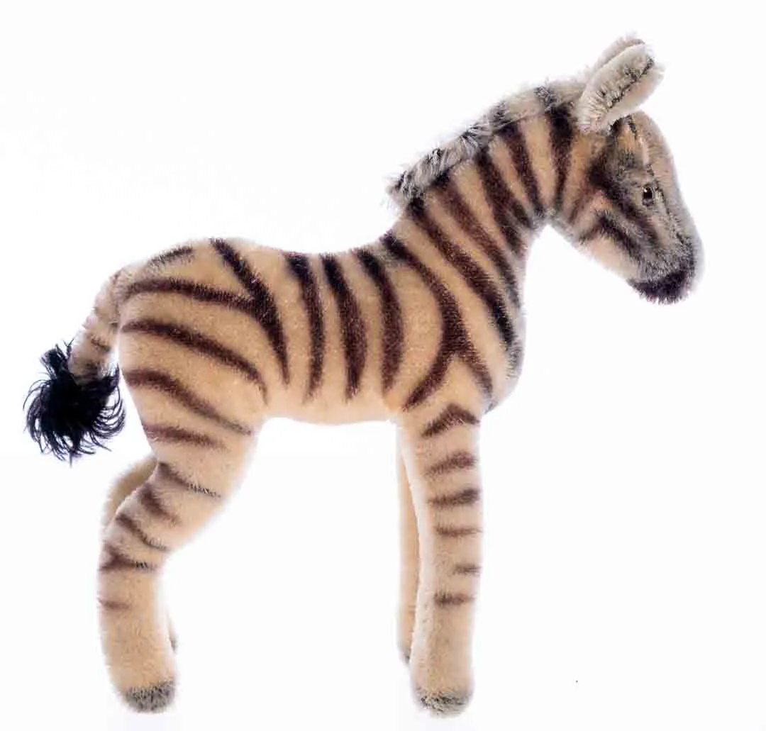 STEIFF Stofftier / Kuscheltier "Zebra", Höhe 22cm – Bild 2