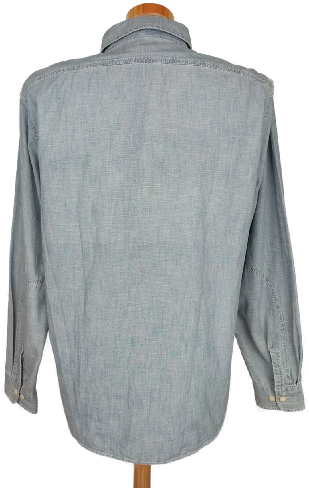 Lands End Herren Hemd blau/weiß - L/50 – Bild 2