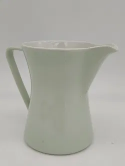 Milchkännchen Vintage Lilien Porzellan Daisy mintgrün - Bild 1