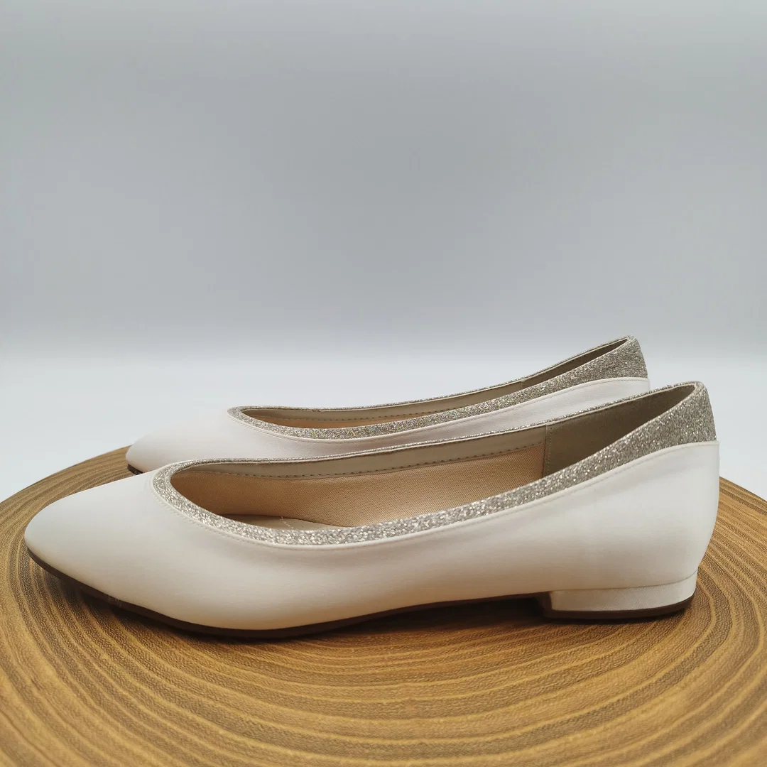 Elegante Rainbow Club Brautschuhe – Ivory Satin – Gr. 37 – neu & ungetragen – Bild 4