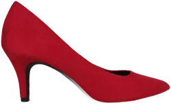 Marco Tozzi Damen Pumps Veloursleder, rot - Größe 40 - Bild 2