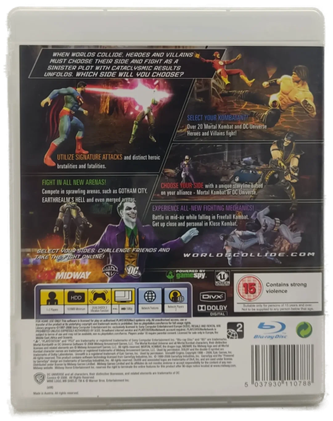 PlayStation 3 Spiel "Mortal Kombat vs DC Universe" von Midway – Bild 2