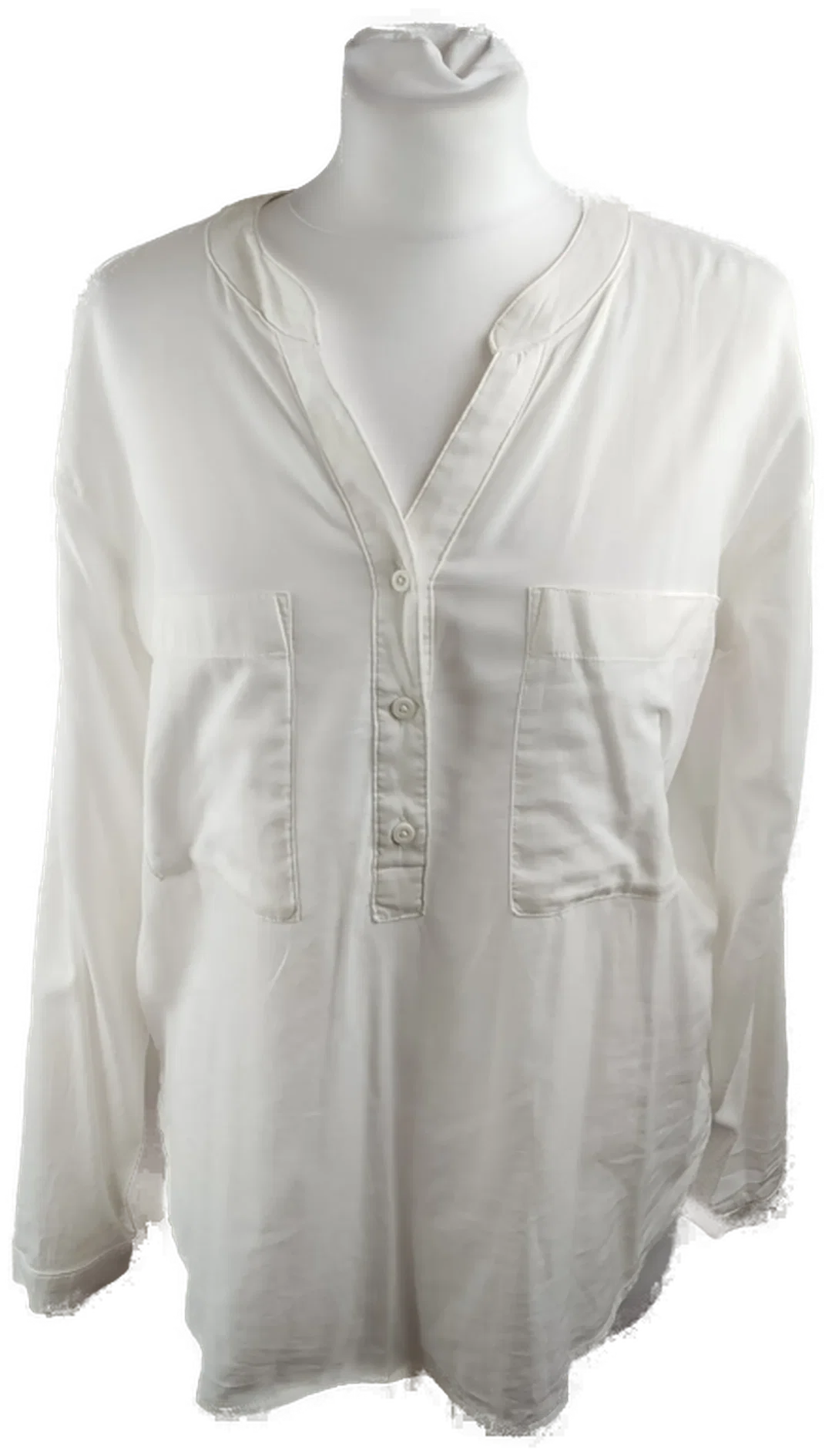 Damenbluse edc by Esprit Weiß aus Viskose | Zeitloser Stil – Bild 1