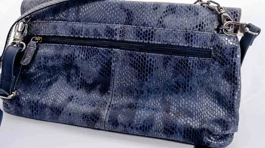 Picard Tasche Reptil Kroko Lackleder  – Bild 2