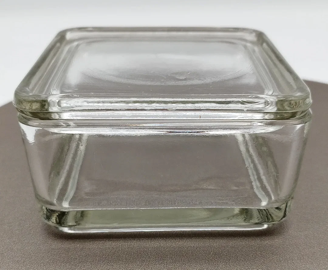 Glasbehälter Kubus Wagenfeld Transparent | Vintage  - Bild 1