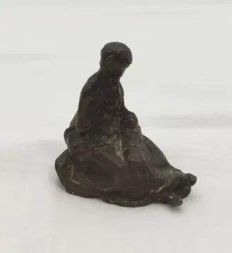 Maria mit Kind - Bronze Skulptur - Bild 4