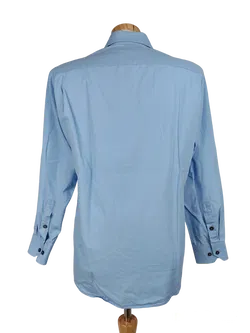 Donna Karan Signature Herren Hemd,  blau - Gr. S - Bild 3