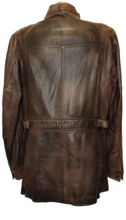 Boss Herren Lederjacke braun Gr. 52 - Bild 4