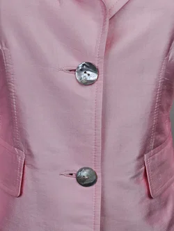 AMRANY Fashion Damen Seidenblazer, rose - Gr. S - Bild 6