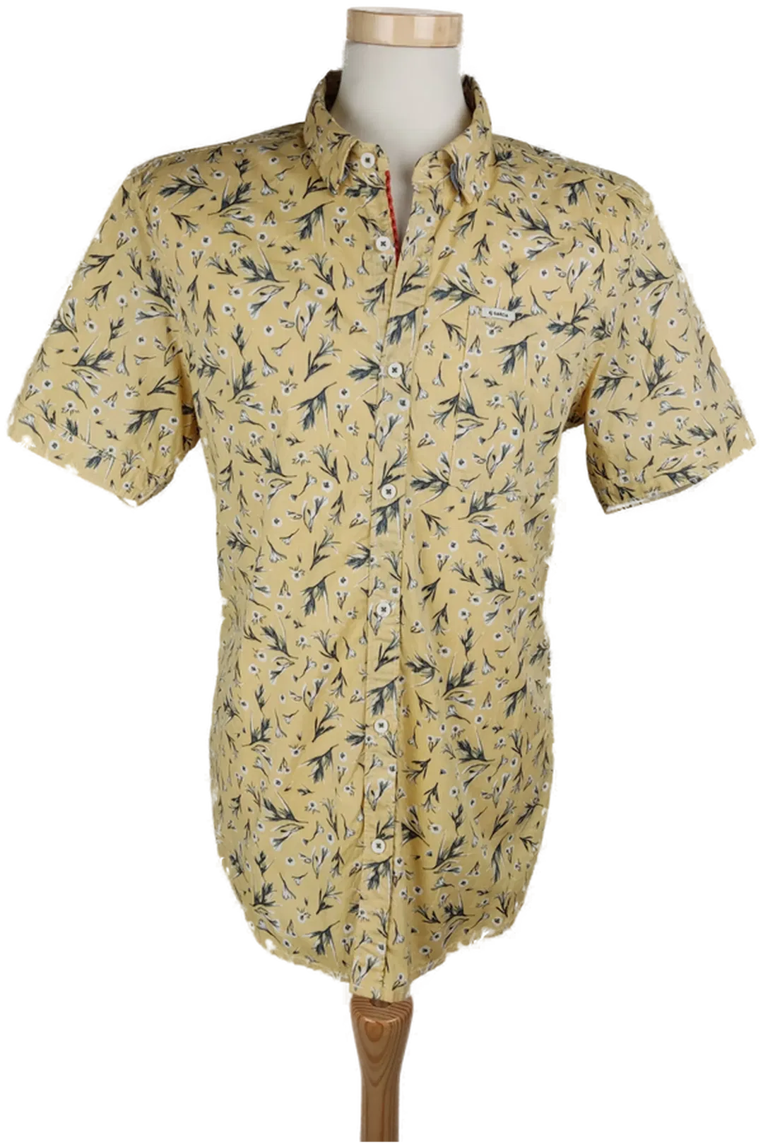 Garcia Herren Hemd gelb geblümt - XL - Bild 4