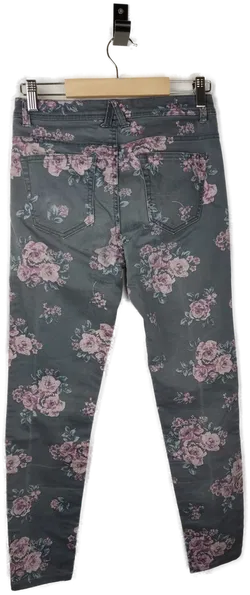 Damen Jeans Benetton Skinny Geblümt XS | Alltagsliebling - Bild 2