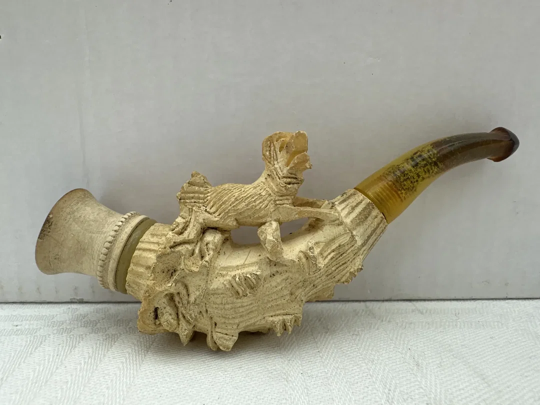 Antike Meerschaum Pfeife – Bild 2
