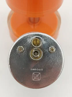 orangenes Tischfeuerzeug - Original Sarome - Bild 3