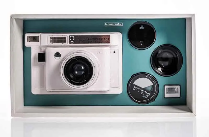 Sofortbildkamera Lomo’Instant Wide Kamera White Edition – Bild 2