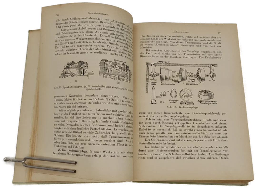 Buch Praktikum der Werkzeug- Maschinen Band 1 und 2 von Henry D. Burghardt – Bild 3