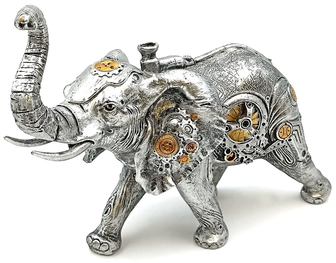 Steampunk Elefantenskulptur - Bild 1