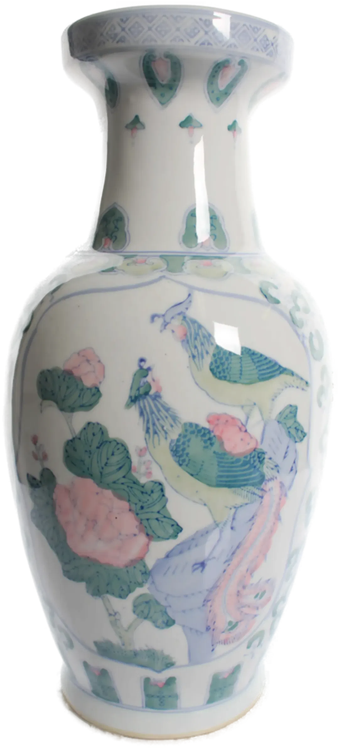  Chinesische Vase mit Famille-Rose-Dekor - Bild 1