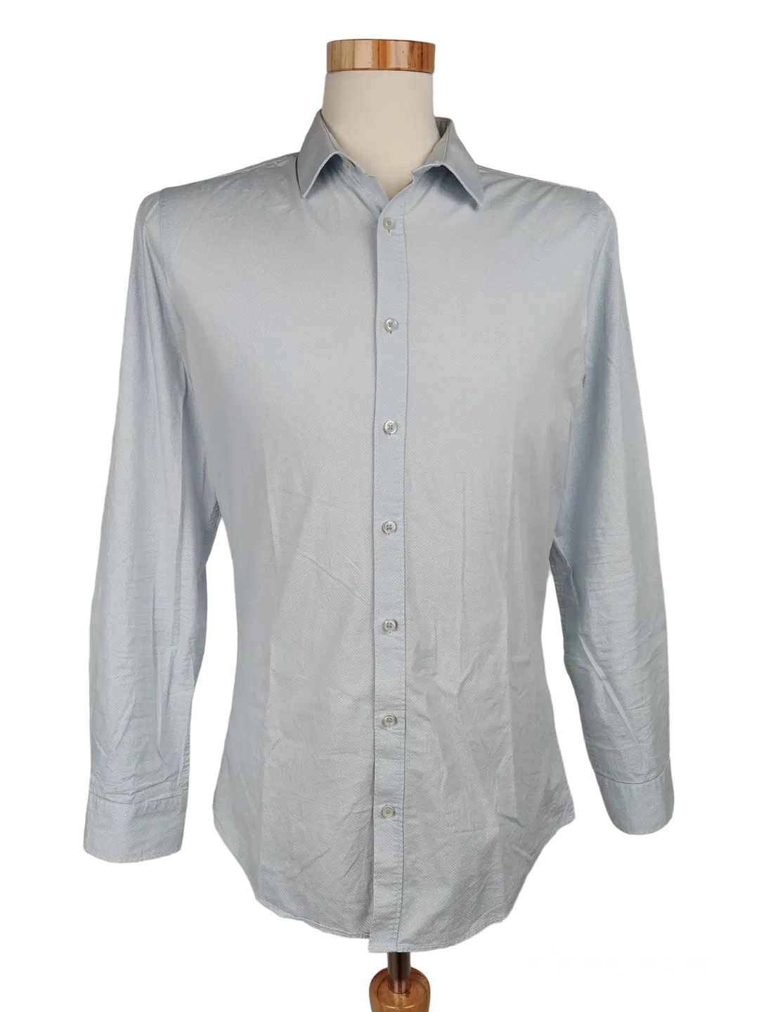 Angelo Litrico C&A Herren Hemd, hellblau - Gr. M - Bild 4