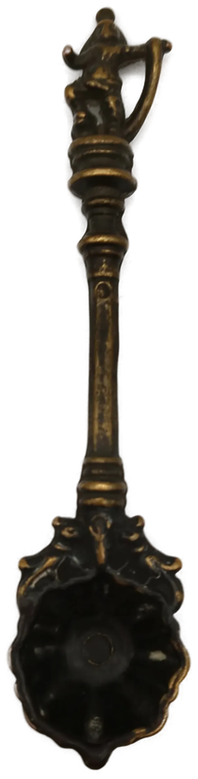 Alter indischer Bronze-Löffel - ca. 16cm – Bild 2