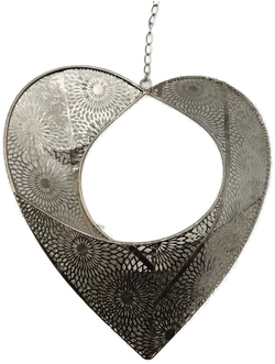 Herzen Kerzenleuchter aus Metall - hängend, dekorativ - Bild 2