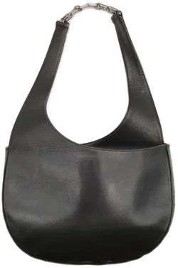 Bally Designer Vintage Schultertasche | Schwarz | Leder 
