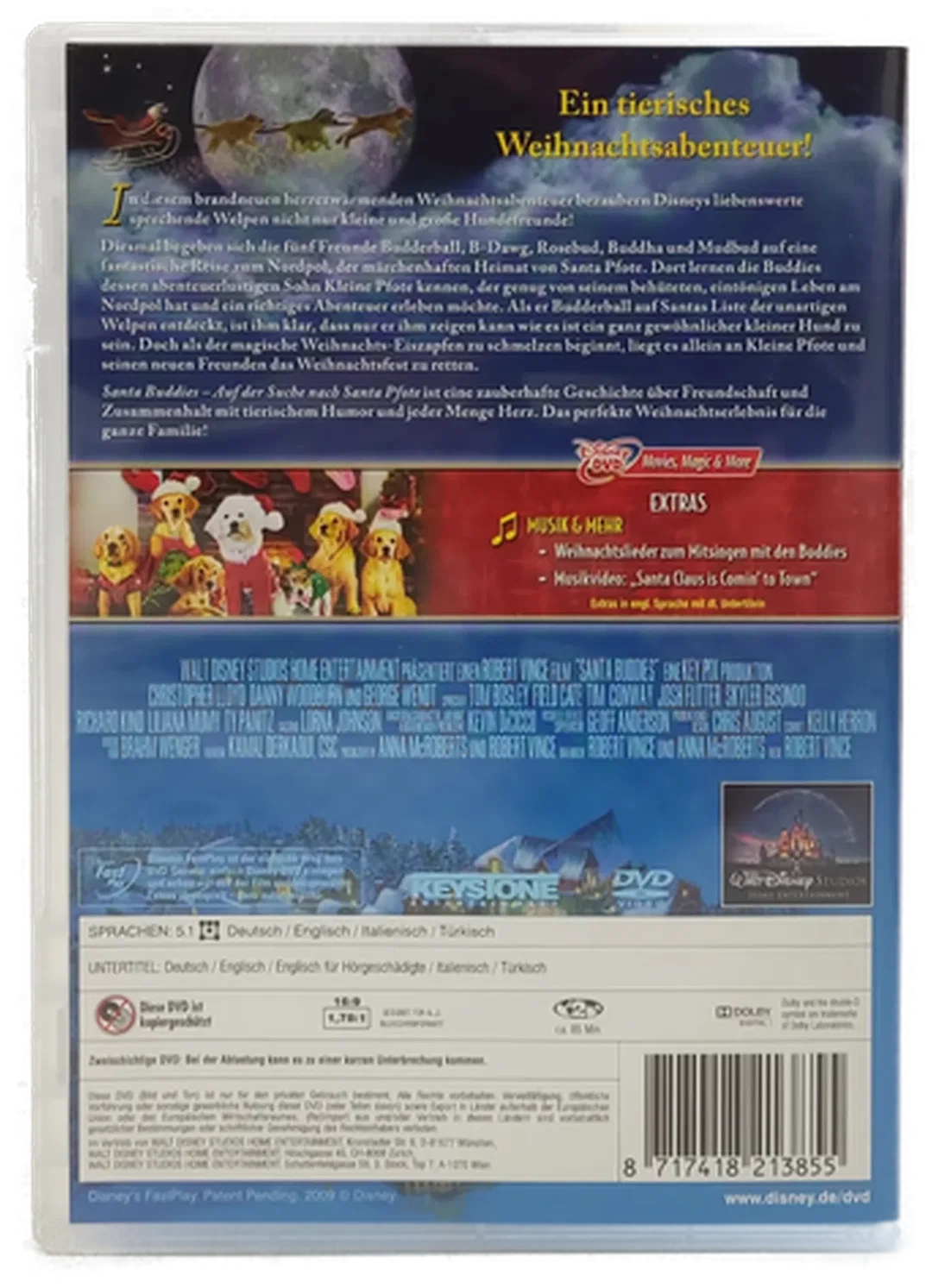 DVD "Santa Buddies" mit Christopher Lloyd und Danny Woodburn – Bild 2