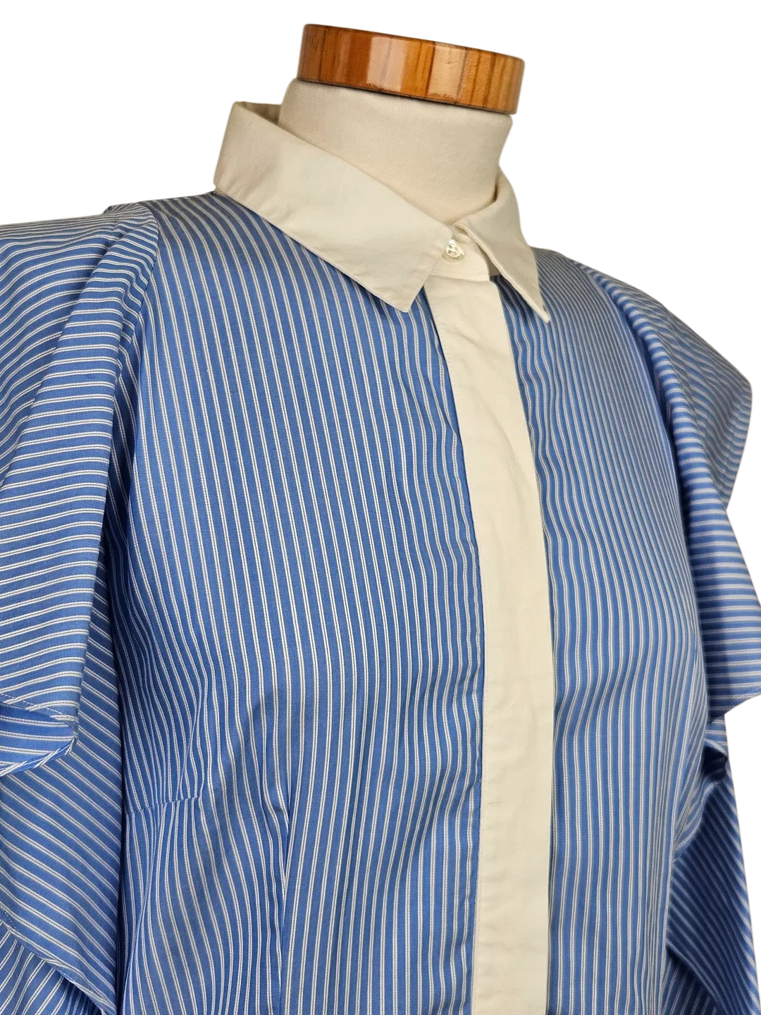 SARA BATTAGLIA Damen Bluse, blau/weiß -Gr. M – Bild 7