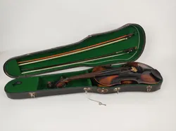 Vintage-Violine 1930er-1940er Jahre / deutsche Geige mit österreichischem Bogen - Bild 20