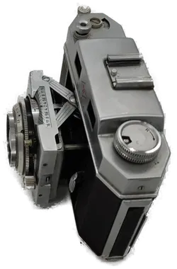 Agfa Kamera Karat IV  mit Solinar 50mm mit Ledertasche 