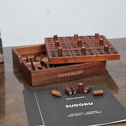 Deluxe Sudoku aus Holz - Gesellschaftsspiel - Iron & Glory - Bild 10