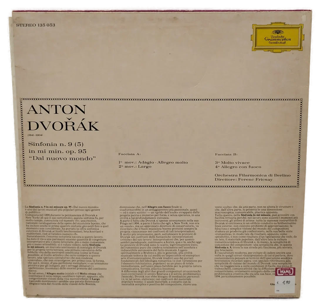Dvorak - Sinfonia N. 9 (5) "Dal Nuovo Mondo" / Schallplatte – Bild 2