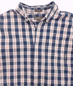 Eddie Bauer Herren Hemd, blau/weiß - Gr. L  - Bild 4