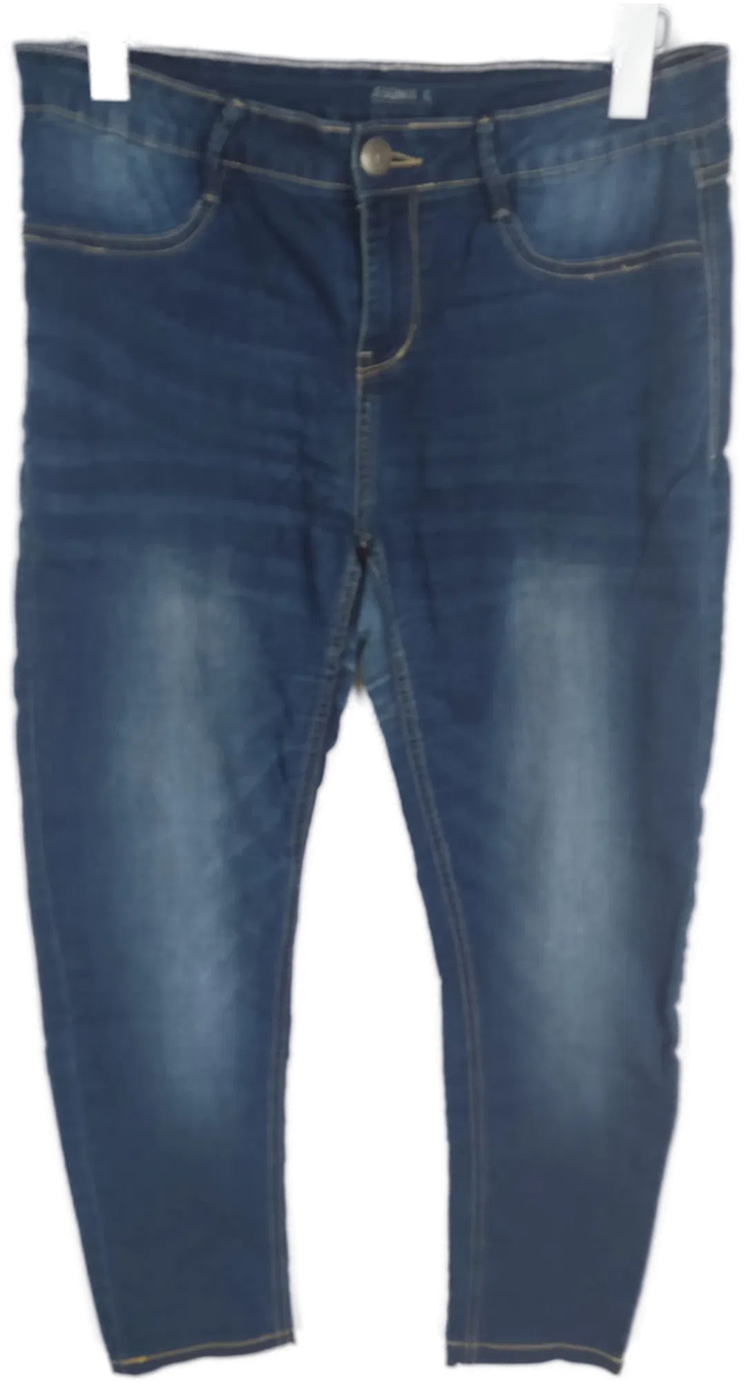 Stretch Jeggings XL mit Gummizugbund, blau meliert, Größe XL - Bild 1