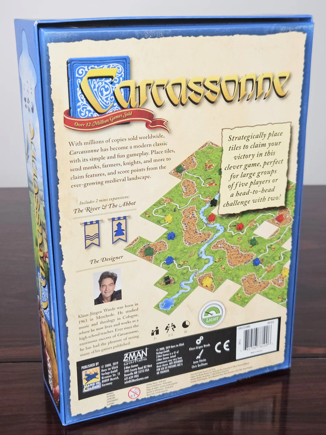 Carcassonne "Englisch" - Gesellschaftsspiel - Z-MAN Games – Bild 2