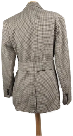 Bershka Damenblazer braun-schwarz-kariert - XS/34 - Bild 2