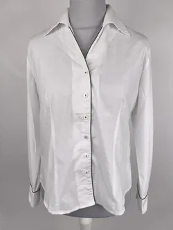 H. Moser Damenbluse weiß Gr. 40 Tracht - Bild 1