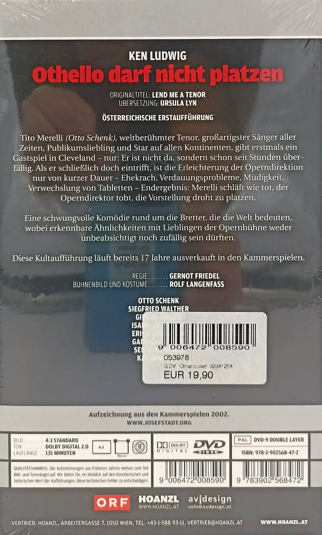 DVD "Othello darf nicht platzen" (OVP) – Bild 2