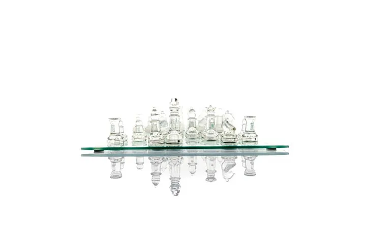 Schach & Dame aus Glas – Bild 4