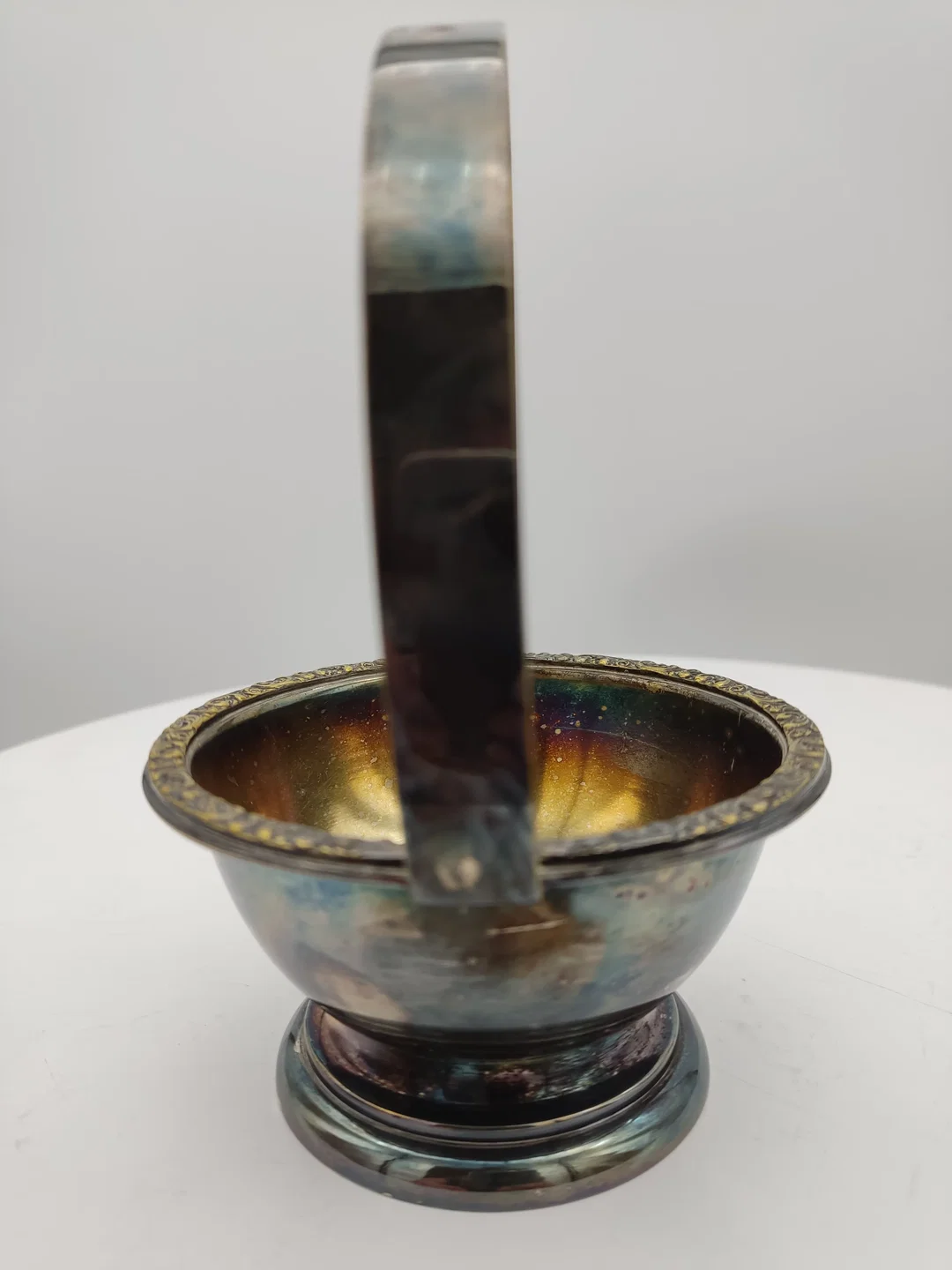 Metall-Henkelschale | Patina-Charme – Bild 4