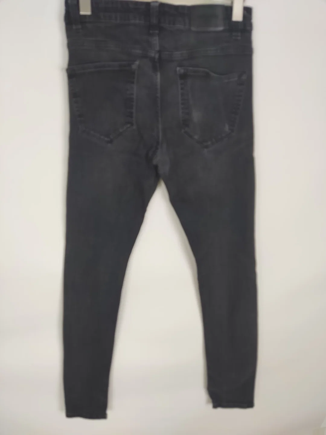 Jeans "Only & Sons", lang mit Stretch, dunkelgrau mit Taschen, Größe 34 – Bild 2