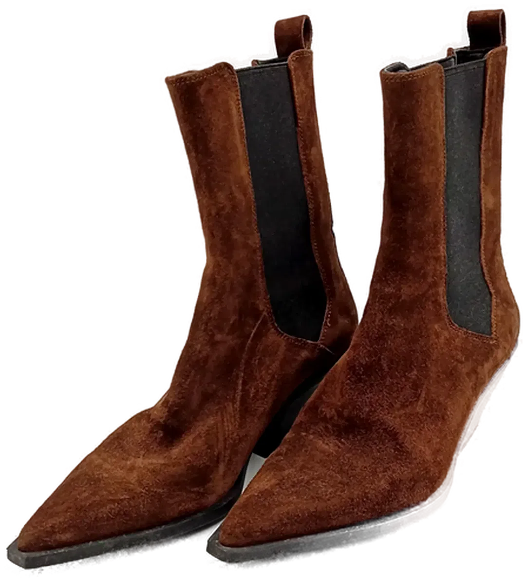 Massimo Dutti Damen Stiefel braun Gr. 37 - Bild 4